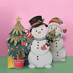 Christmasy Snowmen Card