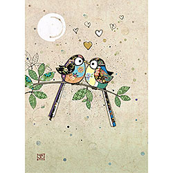 Bird Kiss Card