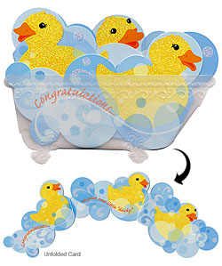 Ducky Tri-Fold Card