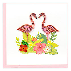 Flamingos Card