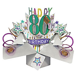 80th Birthday Card