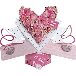 Birthday Hearts Card