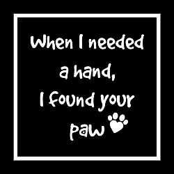 I Found Your Paw Card