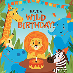 Have A Wild Birthday Card