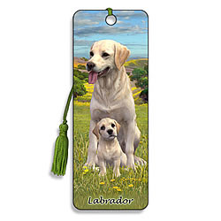 Labrador 3D Lenticular Bookmark