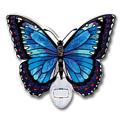 Butterfly Night Light (Blue Morpho)