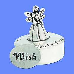 Tooth Fairy Pewter Wish Box