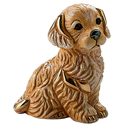 Golden Retriever Puppy Sculpture