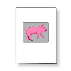 Pink Pig Card