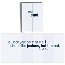 You Snot Card