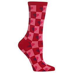 Half Hearts Socks (Red)