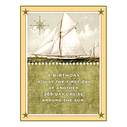 Birthday Cruise Card