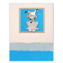 Ralph The Dog Card with Pin