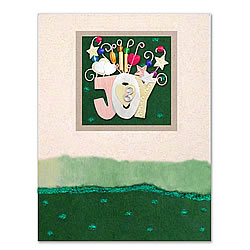 Joy Card with Pin