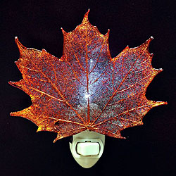 Sugar Maple Leaf Night Light (Iridescent)