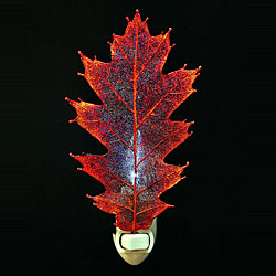 Oak Leaf Night Light (Iridescent)