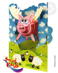 Pigs Might Fly Card - D