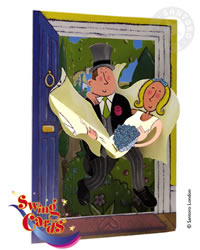 Wedding (Bride & Groom) Card - D (GONE)