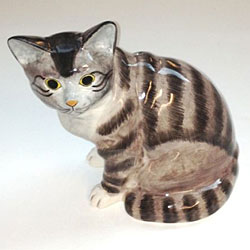 Tabby Cat Bank (Grey)