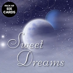 Sweet Dreams (Moon) Greeting Card (6-PACK)
