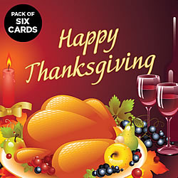Thanksgiving Dinner Greeting Card (6-PACK)