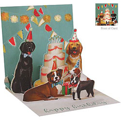 Dogs And Cake Card