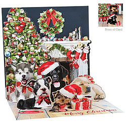 Christmas Puppies Card