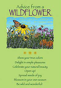 Advice From A Wildflower Card