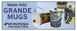McIntosh Fine Bone China Grande Mugs